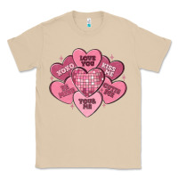 Mushroom valentines conversation hearts Classic Tee - MaliasSmallBusiness