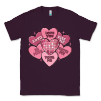 Plum valentines conversation hearts Classic Tee - MaliasSmallBusiness