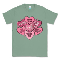 Sage valentines conversation hearts Classic Tee - MaliasSmallBusiness