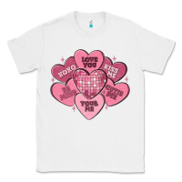 White valentines conversation hearts Classic Tee - MaliasSmallBusiness