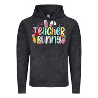 Vintage Black teacher bunny Vintage Hoodie - MaliasSmallBusiness