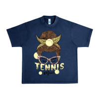 Navy tennis mom Urban Heavy Tee - MaliasSmallBusiness
