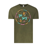 Vintage Olive yo soy inspiration Vintage Tee - MaliasSmallBusiness