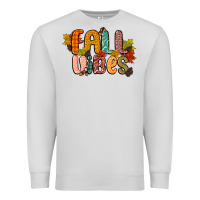 Dove Grey fall vibes Premium Sweatshirt - CowGirlArtShop