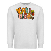 Oatmeal Heather fall vibes Premium Sweatshirt - CowGirlArtShop