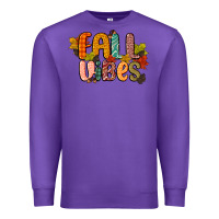 Purple fall vibes Premium Sweatshirt - CowGirlArtShop