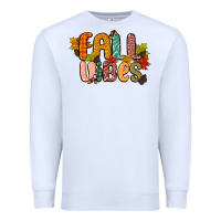 White fall vibes Premium Sweatshirt - CowGirlArtShop