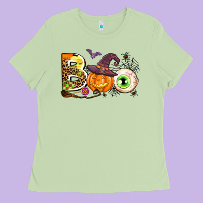 Boo Ladies Tee Designed By Adodesignshop