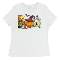 White boo Ladies Tee - AdoDesignShop