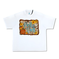White hello fall Urban Heavy Tee - AdoDesignShop