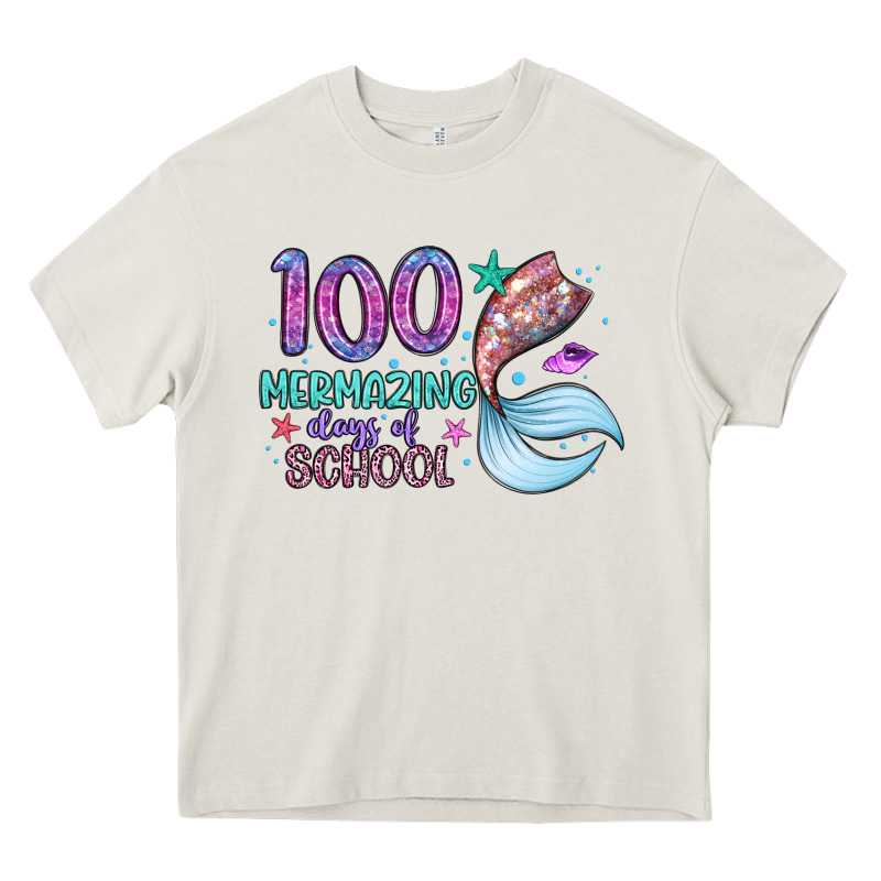 100 Mermazing Days Of School Heavy Core Tee by Artiststas | Teevron