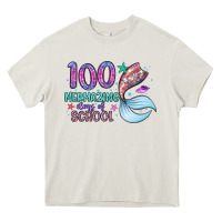 Cream 100 mermazing days of school Heavy Core Tee - Artiststas
