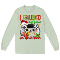 Matcha i paused my game for christmas Long Sleeve Tee - MaliasSmallBusiness