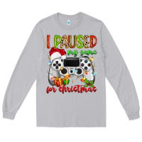 Moon Dust i paused my game for christmas Long Sleeve Tee - MaliasSmallBusiness