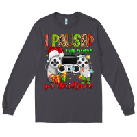 Smoke i paused my game for christmas Long Sleeve Tee - MaliasSmallBusiness