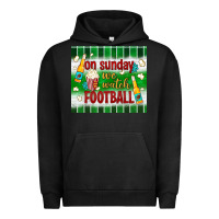 Pigment Black on sunday we watch football tumbler Urban Hoodie - BundleAndBundleShop