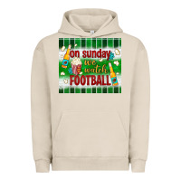 Pigment French Oak on sunday we watch football tumbler Urban Hoodie - BundleAndBundleShop