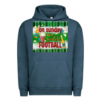 Pigment Midnight Navy on sunday we watch football tumbler Urban Hoodie - BundleAndBundleShop
