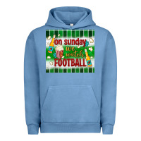 Pigment Pebble Blue on sunday we watch football tumbler Urban Hoodie - BundleAndBundleShop