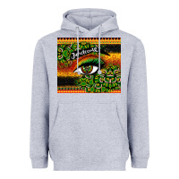 Heather Grey juneteenth eyelash Heavyweight Hoodie - CowGirlArtShop