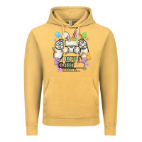 Vintage Mustard easter gamer Vintage Hoodie - MaliasSmallBusiness