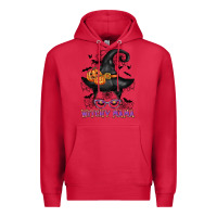 Cardinal witchy mama messy bun Premium Hoodie - CowGirlArtShop