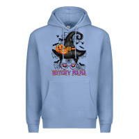 Colony Blue witchy mama messy bun Premium Hoodie - CowGirlArtShop