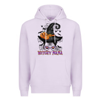 Lilac witchy mama messy bun Premium Hoodie - CowGirlArtShop