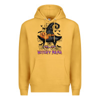 Mustard witchy mama messy bun Premium Hoodie - CowGirlArtShop