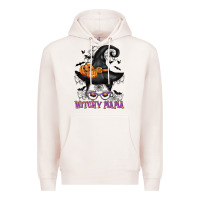 Pale Pink witchy mama messy bun Premium Hoodie - CowGirlArtShop