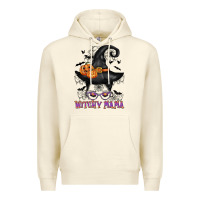 Sandshell witchy mama messy bun Premium Hoodie - CowGirlArtShop