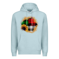 Blue Mist sunflower christmas patch3 Premium Hoodie - JahusDesignShop