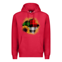 Cardinal sunflower christmas patch3 Premium Hoodie - JahusDesignShop