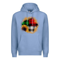 Colony Blue sunflower christmas patch3 Premium Hoodie - JahusDesignShop