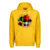 Lemon sunflower christmas patch3 Premium Hoodie - JahusDesignShop