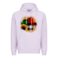 Lilac sunflower christmas patch3 Premium Hoodie - JahusDesignShop