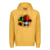 Mustard sunflower christmas patch3 Premium Hoodie - JahusDesignShop