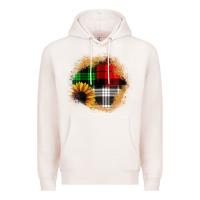 Pale Pink sunflower christmas patch3 Premium Hoodie - JahusDesignShop