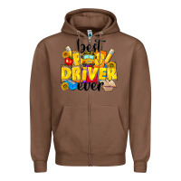 Chestnut best bus driver ever Zipper Hoodie - NancyCooperArtShop