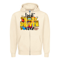 Sandshell best bus driver ever Zipper Hoodie - NancyCooperArtShop