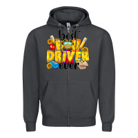 Smoke best bus driver ever Zipper Hoodie - NancyCooperArtShop