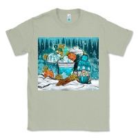 Matcha winter coffee cups with gnome Classic Tee - NancyCooperArtShop