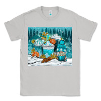 Moon Dust winter coffee cups with gnome Classic Tee - NancyCooperArtShop