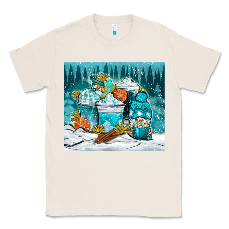Winter Coffee Cups With Gnome Classic Tee by NancyCooperArtShop | Teevron