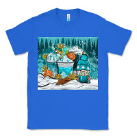 True Royal winter coffee cups with gnome Classic Tee - NancyCooperArtShop