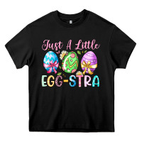 Black just a little egg stra Heavy Core Tee - Artiststas