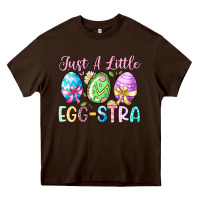Chocolate Brown just a little egg stra Heavy Core Tee - Artiststas