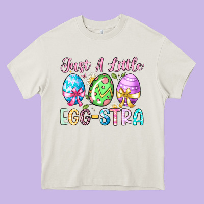 Just A Little Egg Stra Heavy Core Tee Designed By Artiststas