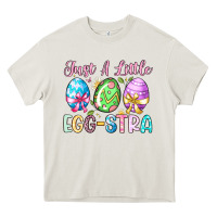 Cream just a little egg stra Heavy Core Tee - Artiststas