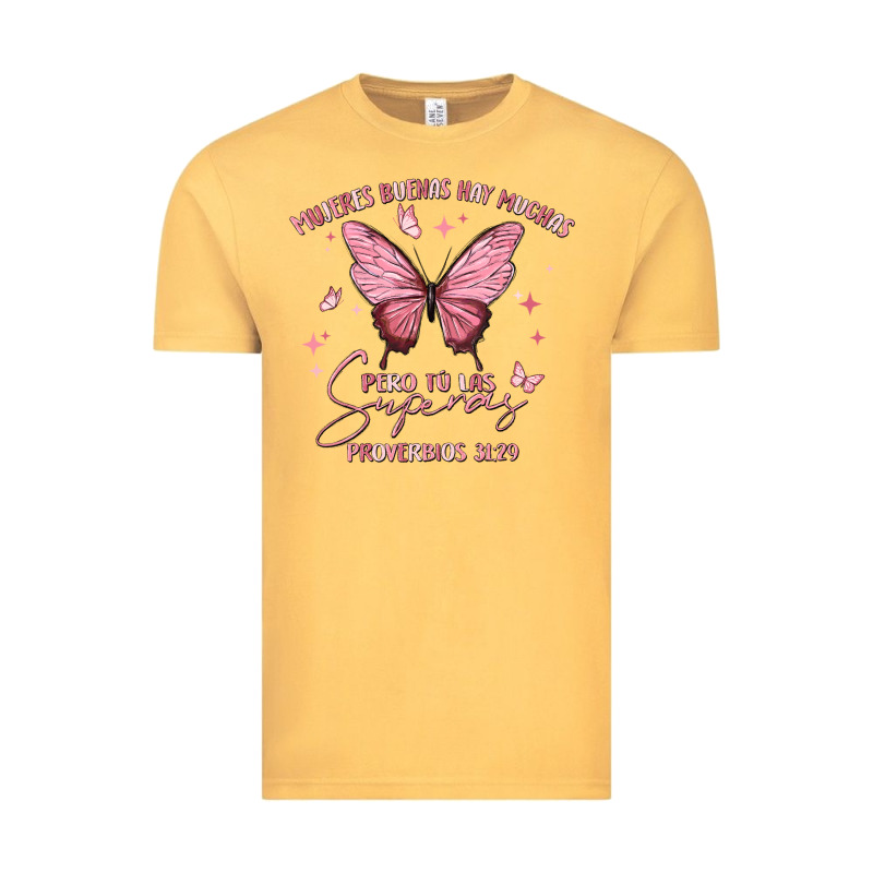 Mujeres Buenas Hay Muchas Vintage Tee by MaliasSmallBusiness | Teevron